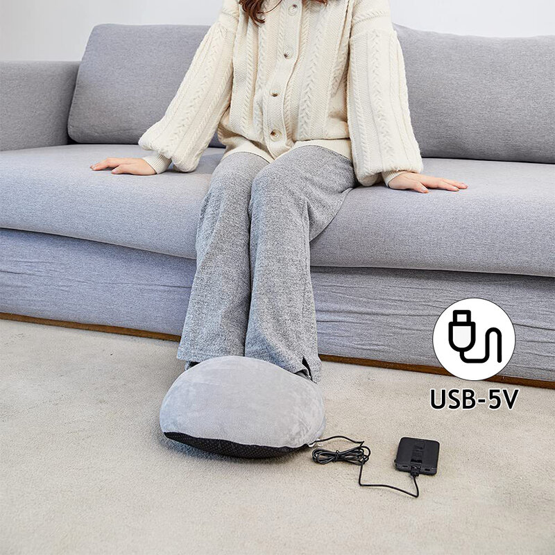 Scaldapiedi elettrico riscaldatore ricarica USB risparmio energetico piedi caldi copripiedi cuscinetti riscaldanti per la casa camera da letto dormire fornitura invernale