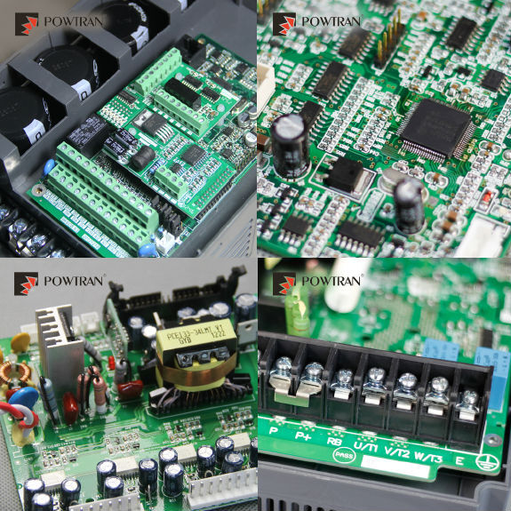 Mini conversor de frequência para indústria de máquinas-ferramenta, inversor VFD, controle vetorial, série PI150, 3 fases, 380V, 5.5kW