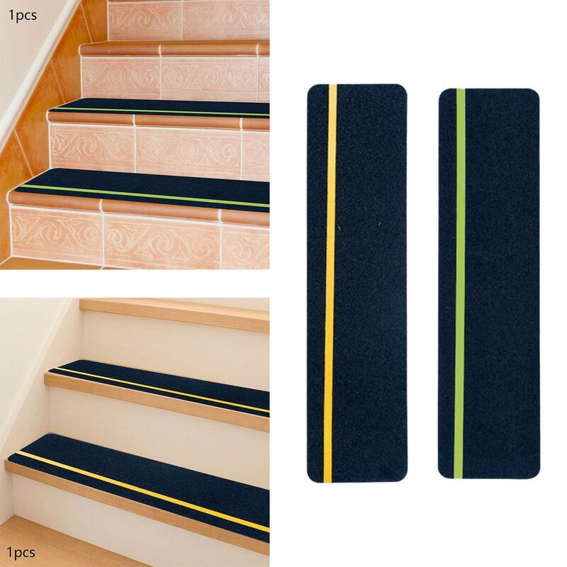 Светоотражающая клейкая лента, многофункциональная, прочная, незаметная, легкая в установке, 15 см x 61 см, для уличной лестницы, ступенек, пола, плитки