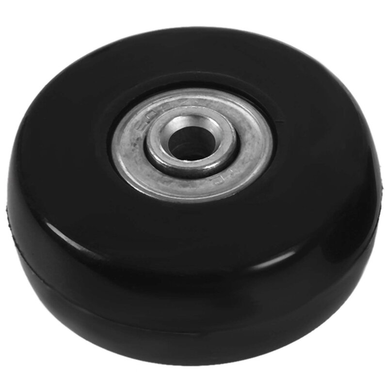 Juego de ruedas de repuesto para maleta de equipaje, ruedas de Skate para exteriores en línea, color negro, 45x19Mm y 50x20x6,1 Mm, 4 unidades