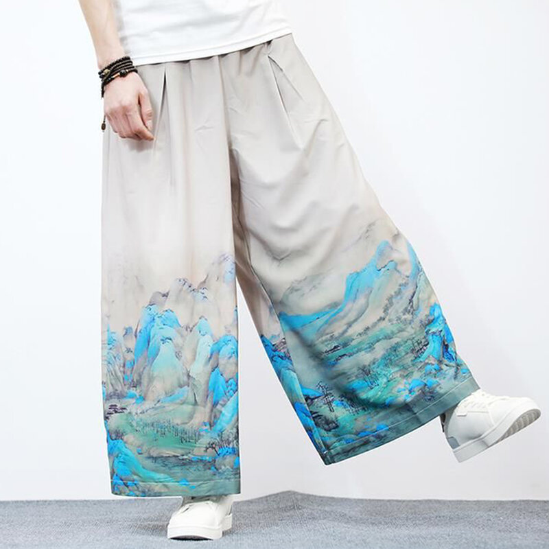 2023 nuovi pantaloni da uomo e da donna di moda giapponese pantaloni sportivi da uomo larghi di grandi dimensioni abbinati a pantaloni larghi di grandi dimensioni