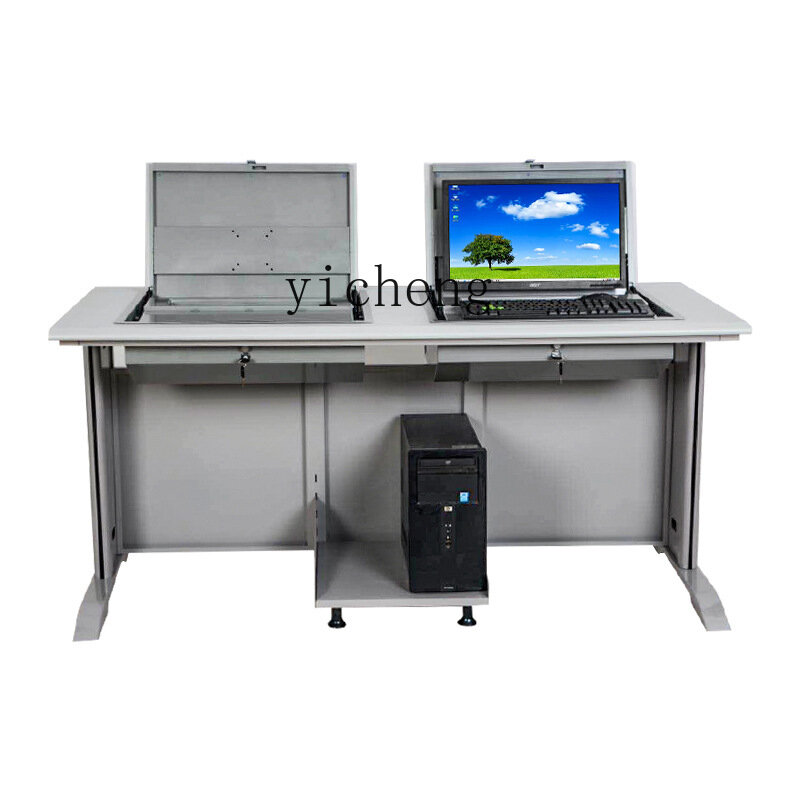 Zws-escritorio de ordenador para estudiantes, centro de datos, abatible, Multimedia, aula, nuevo