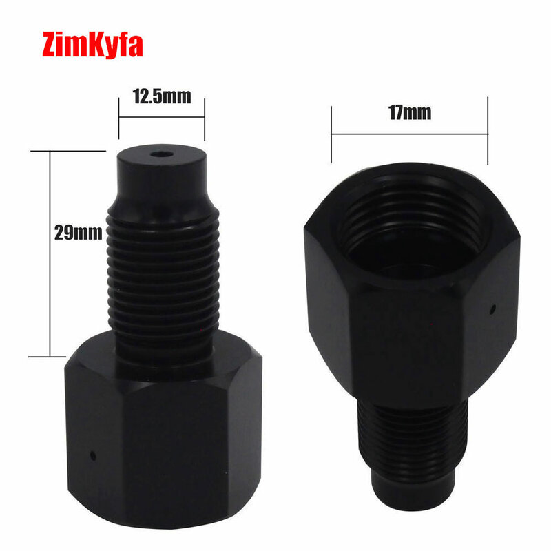 HPA CO2 0.825"-14NGO Tank To 88g 90g Output Disposable Cartridge Adapter M16x1.5 For Air Tool Accesorries
