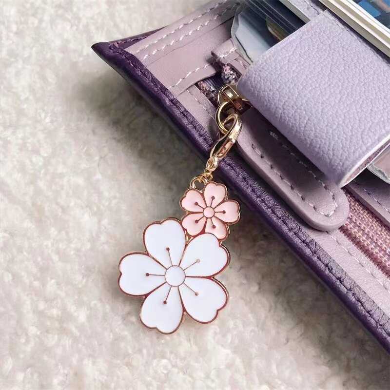 Nowy główna część suwaka Sakura na notatnik perła wisiorek Organizer dekoracja śliczne akcesoria do planisty