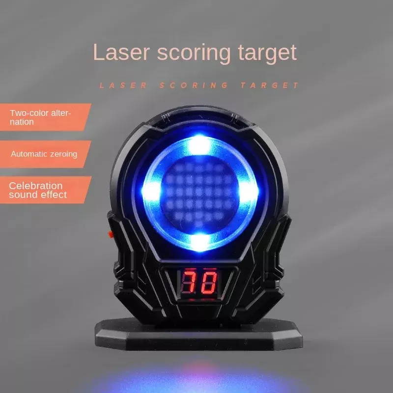 Infrared Induction Electronic Scoring Laser Target Color Sensitive Shooting Practice with Sound Effects Training Toy Equipment