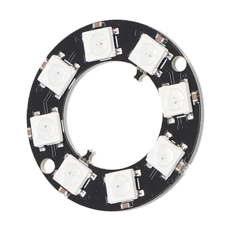 Luz de anel RGB LED endereçável individual para arduino W 812, lâmpada individual com drivers integrados, acessórios de iluminação portáteis, 5V