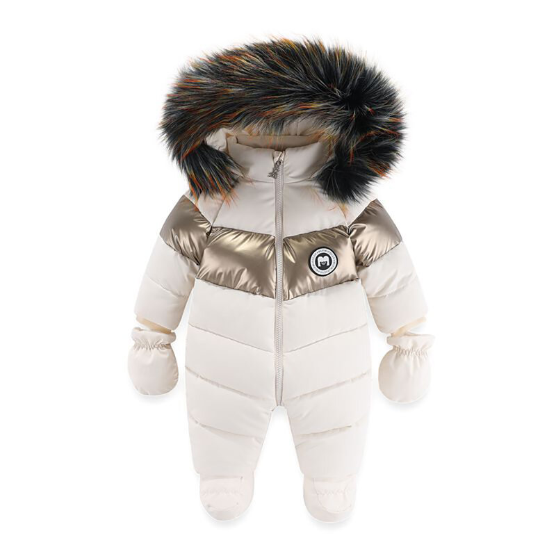 Peleles gruesos y cálidos para bebé, mono de forro polar interior con capucha, conjunto de ropa para niño y niña recién nacido, invierno, 2023