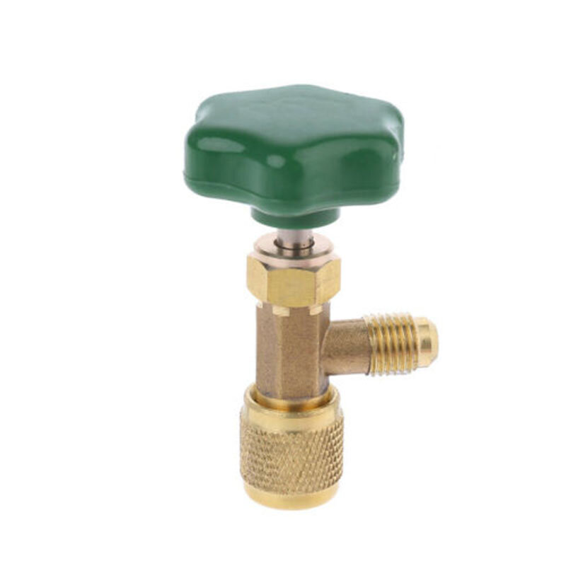 Alat pembuka botol katup berguna kualitas tinggi tahan lama Aksesori AC pendingin bagian hijau R22