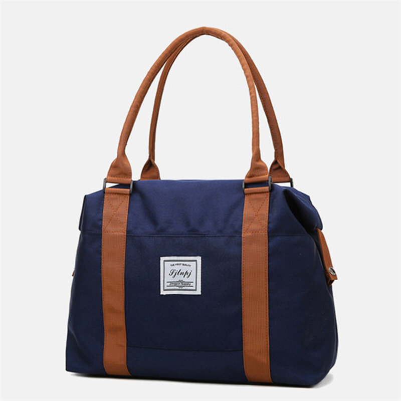 Модная большая дорожная сумка, женские сумки-шопперы из ткани Оксфорд, водонепроницаемые сумки на плечо, женская сумка для выходных
