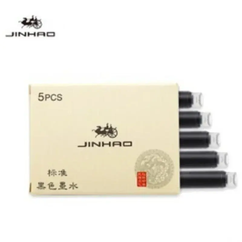 Jinhao-cartucho de tinta de Color, pluma estilográfica de recarga, suministros escolares de Oficina, Papelería para estudiantes, 5/10/15 piezas