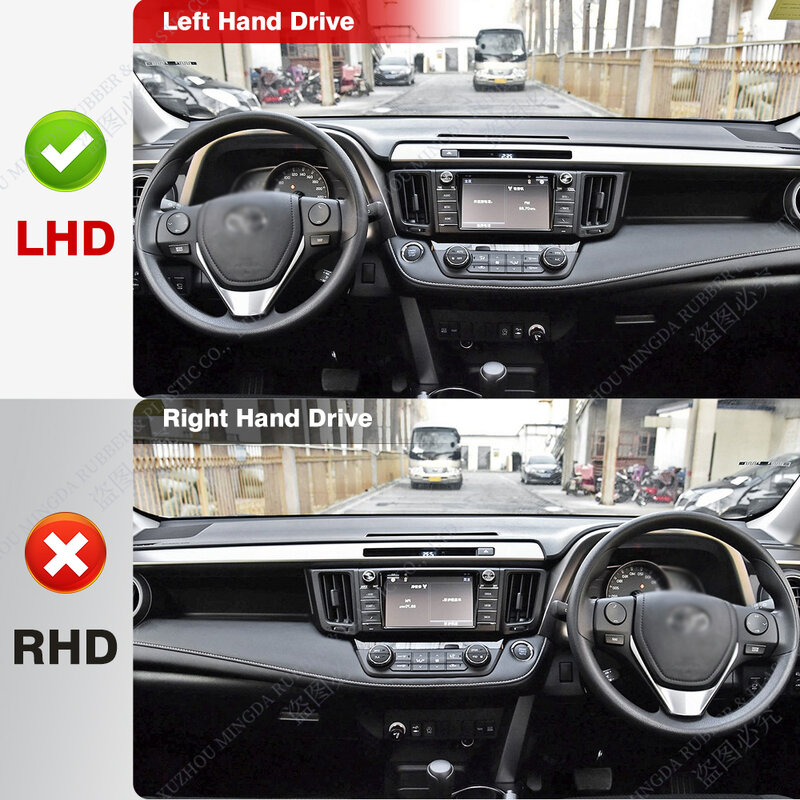 Auto Dashboard Hoes Voor Toyota Rav4 2013 2024 2015 2016 2017 2018 Dashmat Zonnescherm Anti-Uv Tapijten Auto-Accessoires