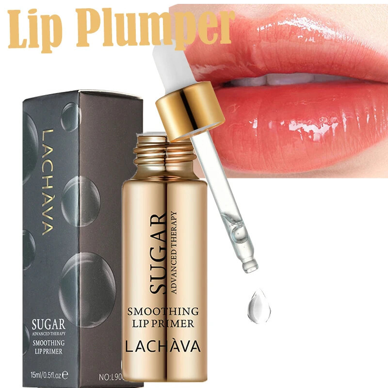 Lip Plumpers Oil Gloss, não-pegajoso Sexy Lip Plumping Batom, soro Enhancing, matizado Lip Enhancer, maquiagem hidratante