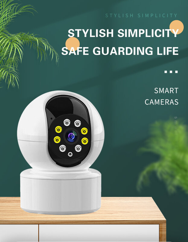 5G Wifi Security Protection Video Surveillance IP Camera Inteligente Motion Detector Audio Recorder 360° Rotate Wireless Cam New