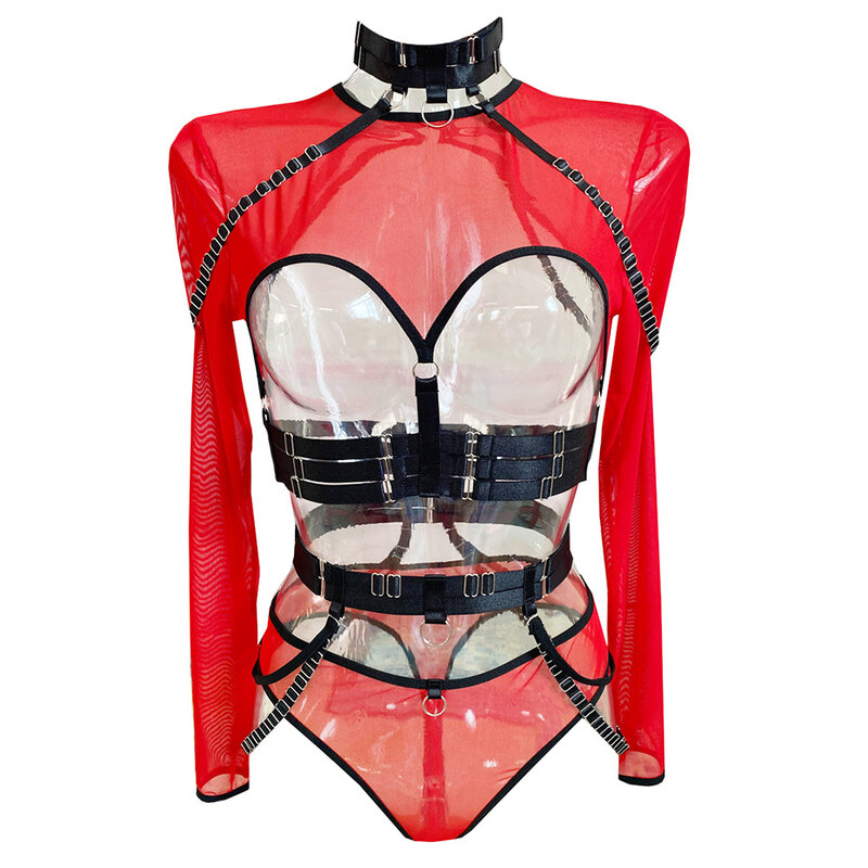 Body Sexy en dentelle, Lingerie rouge, sous-vêtements ajourés pour femmes, combinaison érotique, Costumes Porno