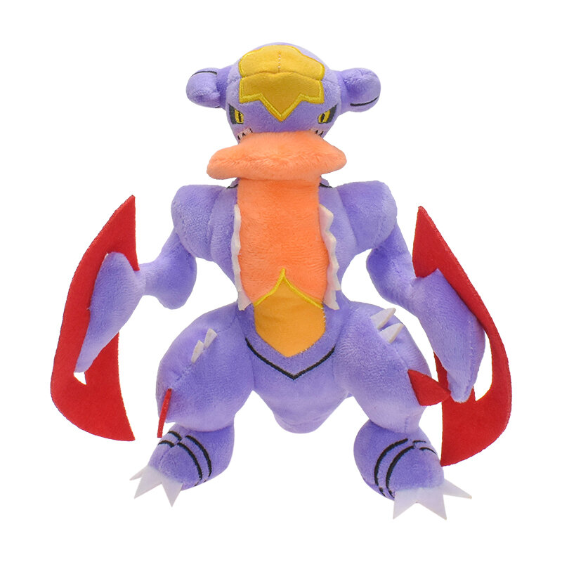 Mega Garchomp Pokémon Plush Doll, Brinquedos para animais macios, Grande presente para as crianças, presente de aniversário