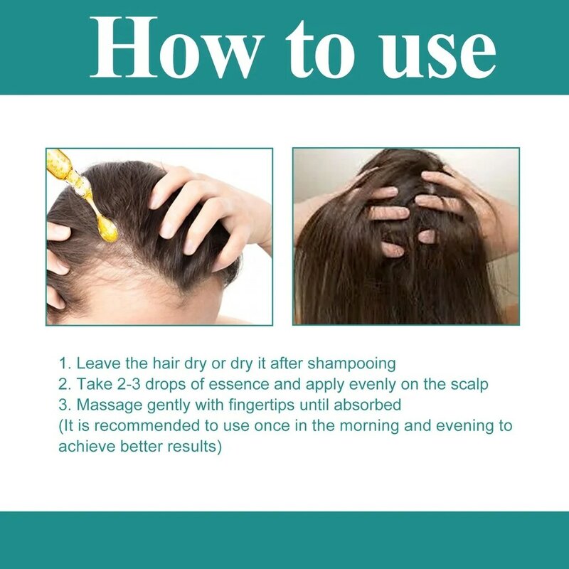 EELHOE-esencia para el crecimiento del cabello, aceite líquido denso para la pérdida de cabello, restauración rápida, suero reparador Liq