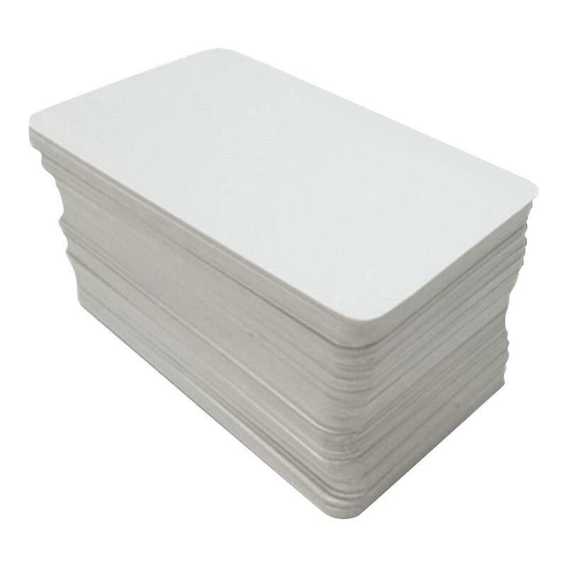 Tarjetas de papel duro en blanco para juego de mesa DIY, papel tapiz hecho a mano, postales, Mensaje, Tarjeta blanca, 100/200 Uds.