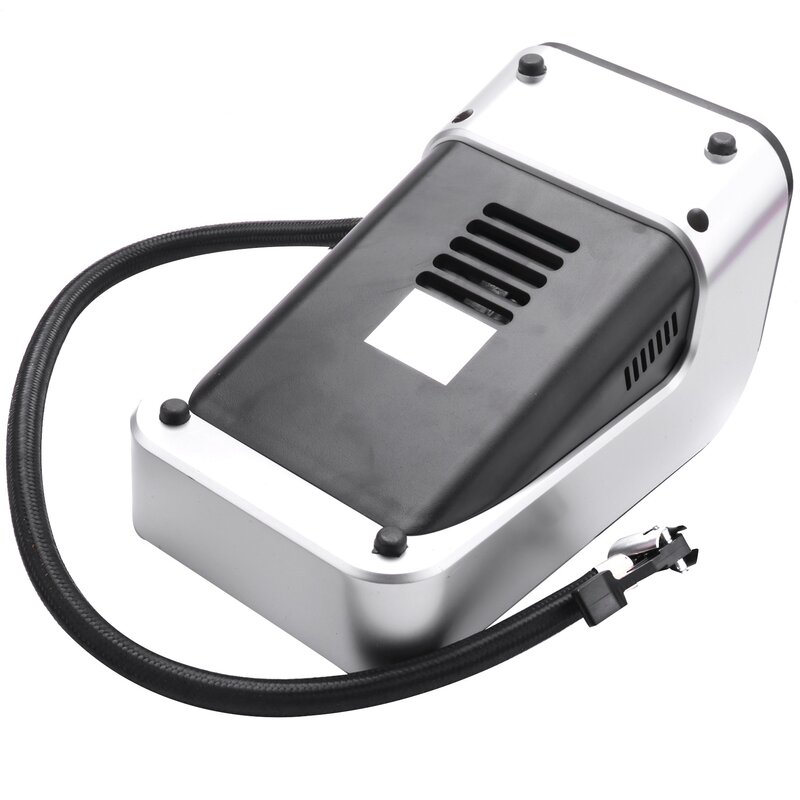 Kompresor udara ban mobil portabel, pompa pemompa ban Digital 12V dengan lampu besar terang berkedip pengukur tekanan Digital 150