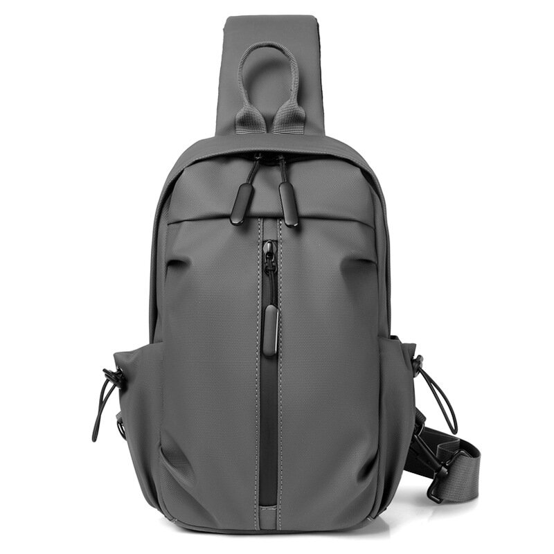 Men's Chest Bags Travel Shoulder Chest Sling Bag Anti-Theft Waterproof Backpack with Usb Charge Unisex Shoulder Crossbody Bags