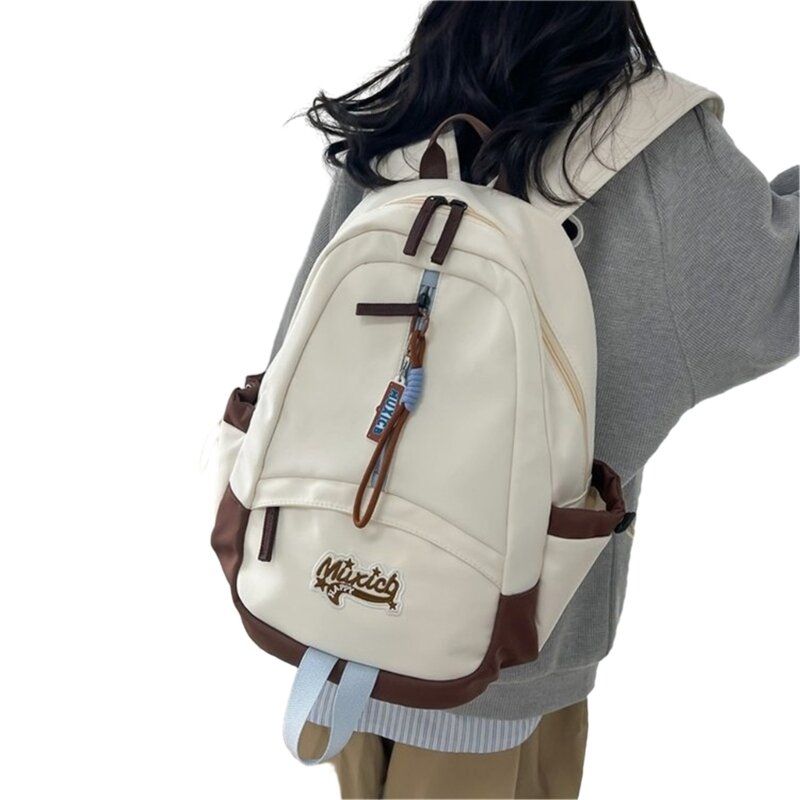 Нейлоновый рюкзак большой емкости, школьная сумка для девочек-подростков