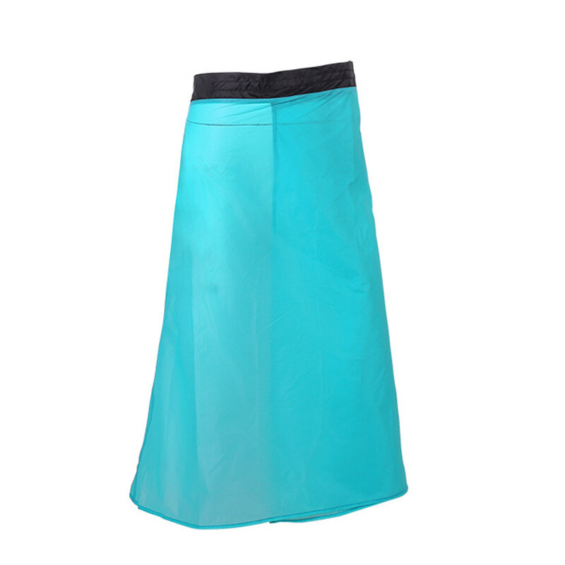 Falda de lluvia ultraligera, bolsa de almacenamiento de ropa, cintura recomendada, 60-100cm, impermeable, nailon 15D, 1 unidad