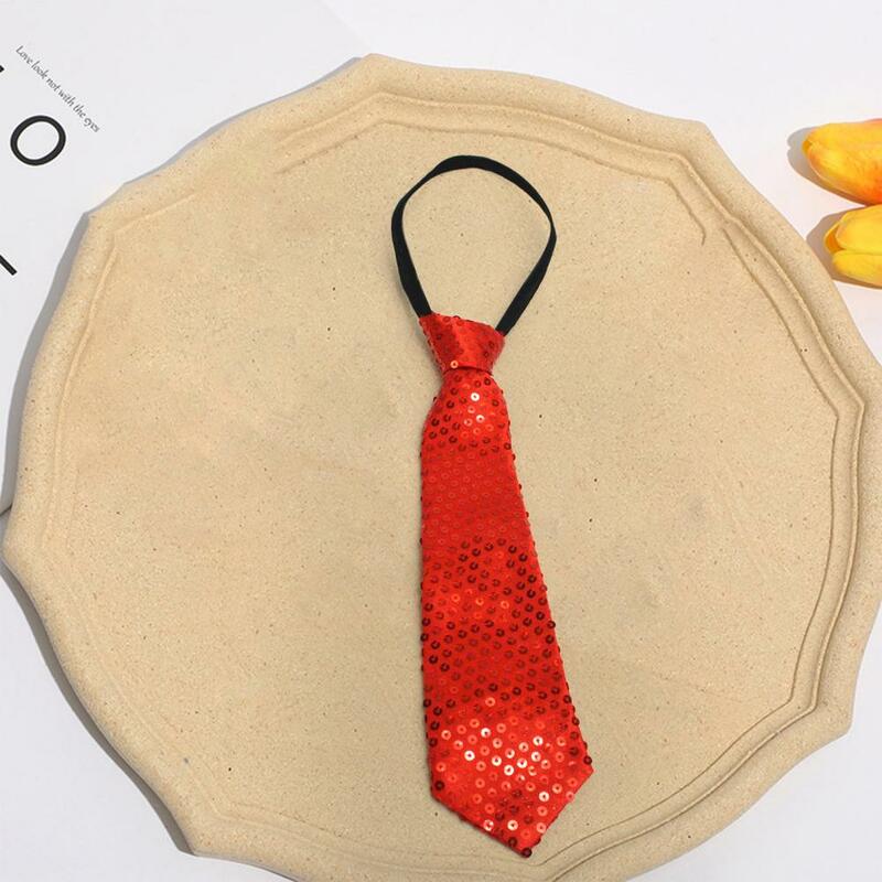 Мужской галстук с блестками, регулируемый блейзер с блестками в деловом ретро-стиле, галстук для выступлений и выступлений