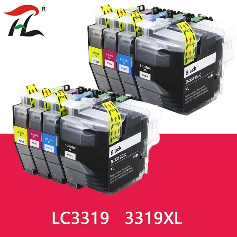Cartucho de tinta compatível para impressora, irmão MFC-J5330DW, MFC-J5730DW, MFC-J6530DW, MFC-J6730DW, MFC-J6730DW, MFC-J6930DW, LC3319