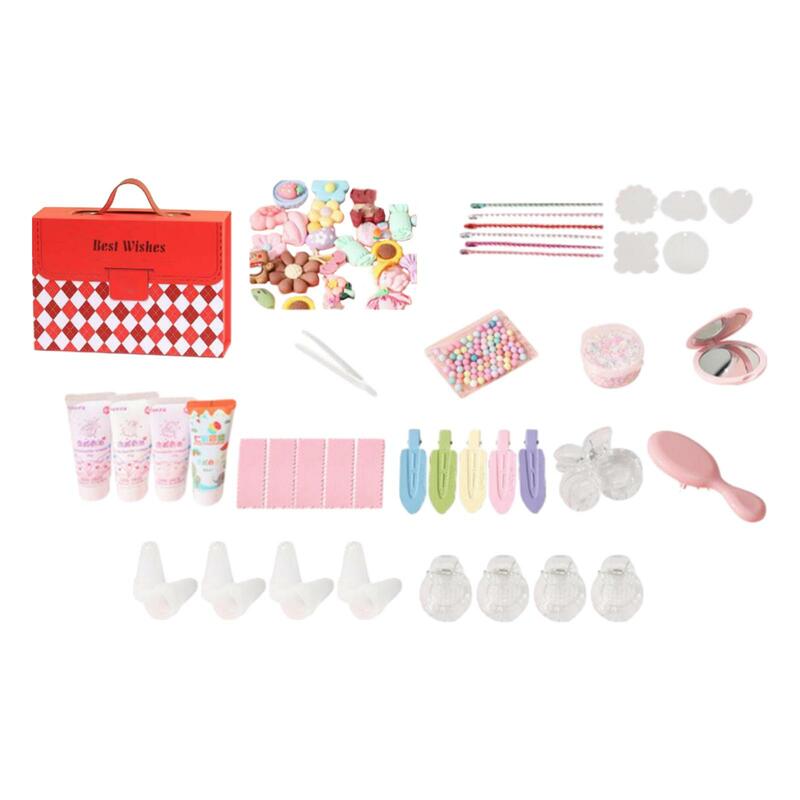Simulation Cream Glue Set Comb DIY Material for Beginners Adults Girls Boys