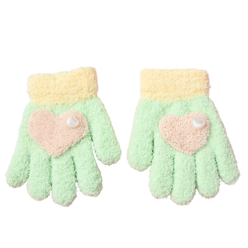 Мягкие и удобные детские вязаные перчатки. Практичные и модные перчатки для прохладных дней.