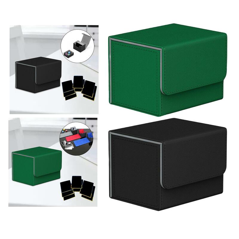 Caja organizadora de tarjetas, soporte de almacenamiento, contenedor estándar, exhibición de tarjetas de juego