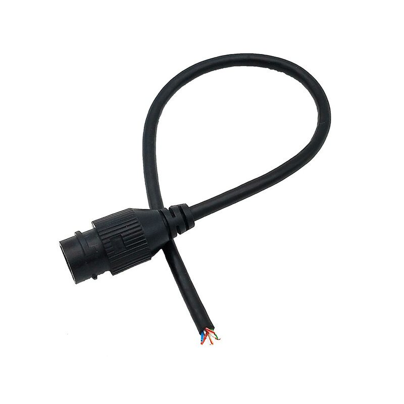 5 szt. Złącze RJ45 wodoodporny kabel dla kamery monitorujące bezpieczeństwa czarny 8-rdzeniowy kabel do kamery internetowej