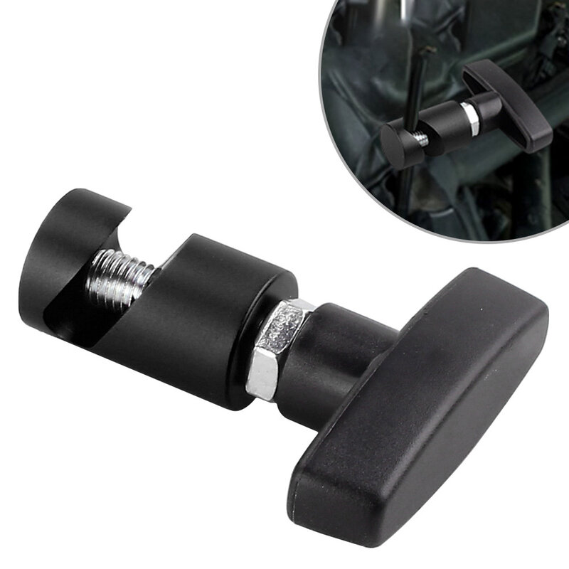 Aluminum Car Hood Holder Trunk Air Pressure Anti-Slip Engine Cover Lifting Support Rod Fixing Clamp Lift Support Clamp RS-EM1041