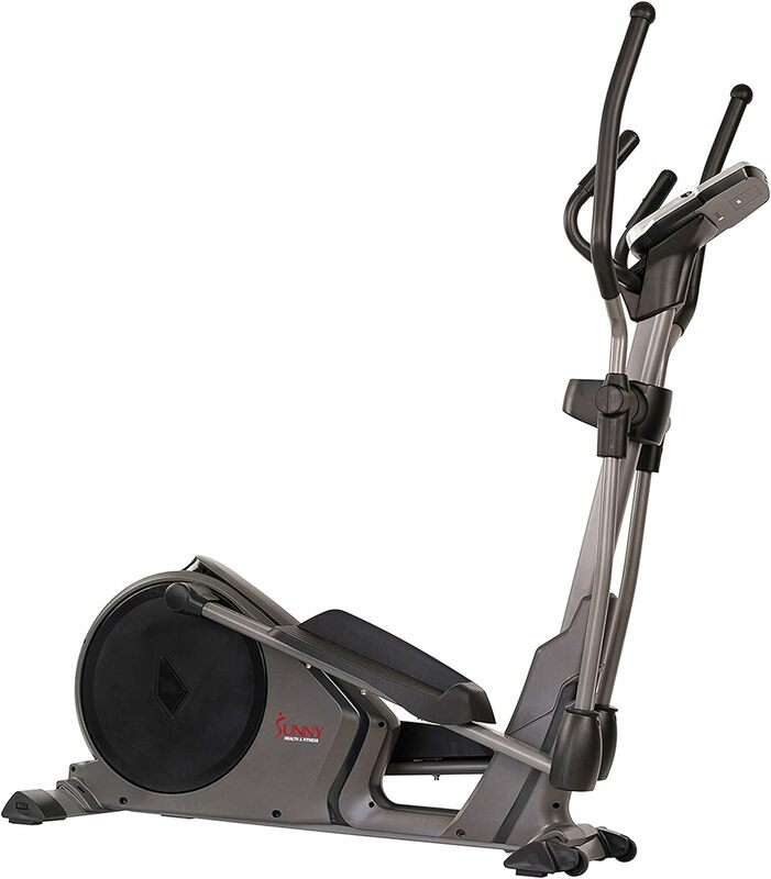 Máquina de exercícios elíptica Cross Trainer, corpo inteiro de baixo impacto, 24 modos de treino exclusivos, aplicativo SunnyFit opcional