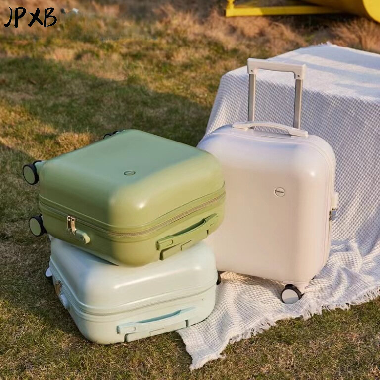 Walizka JPXB damska 18 Cal mała lampka może być wsiadana do walizki kabinowej 20 cali uroczy pokrowiec na wózek dzieci Mixi bagaż