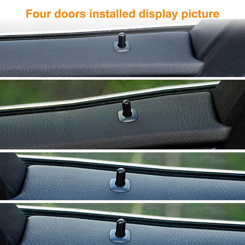 ABS+PC Car Door Latch Pin Door Screw Knob Cap Cover Trim For BMW F10 F02 F07 E70 E84 E90 F35 F18 F07 E70 E89 X5 X3 X1 330i 325i