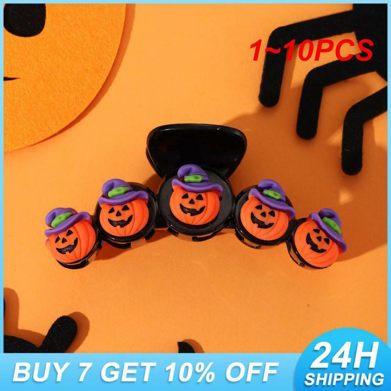 1~10PCS Funny Hair Accessories Easy To Wear Dark Wind Grip Halloween Hair Accessories Creative Funny Personality Trend