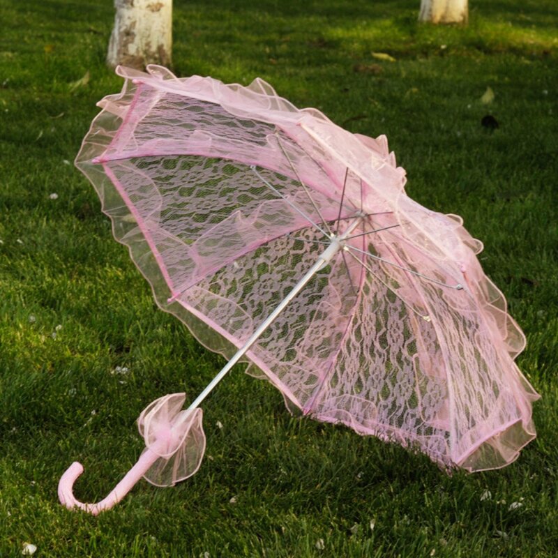 Laço colorido Florais Guarda-chuva De Noiva, Artesanato De Festa De Casamento, Decoração De Flores, Adereços Acessórios