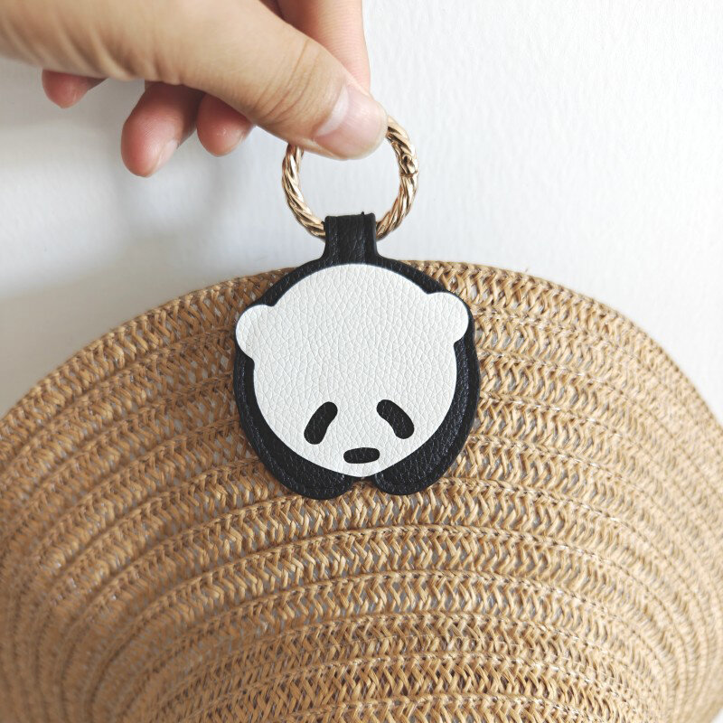 Bonito Panda Hat Clip no saco, titular do chapéu, Keeper magnético, Gadget, pingente presente, mochila de viagem, bagagem, ao ar livre