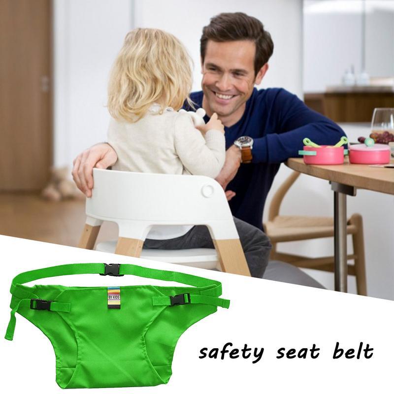 Sabuk pengaman kursi tinggi untuk Kereta Bayi, sabuk jok aman Universal untuk kursi dorong anak-anak, kereta dorong berhenti bayi tergelincir