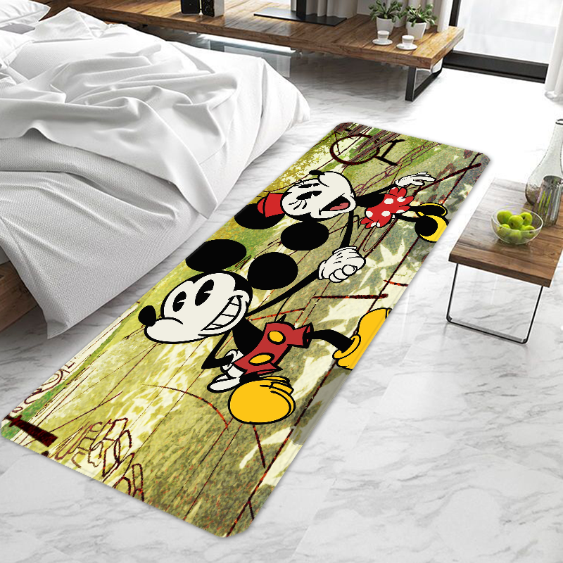 Cartoon Mickey Minnie Mouse zerbino ingresso zerbino antiscivolo lavabile cucina tappeto soggiorno corridoio tappeti zerbini Bathro