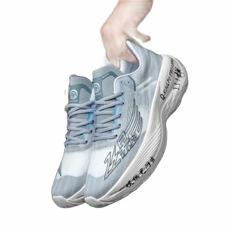Originele Sneakers Mesh Ademende Rebound Schokabsorptie Volledige Palm Carbon Plaat Racen Slijtvaste Hardloopschoenen
