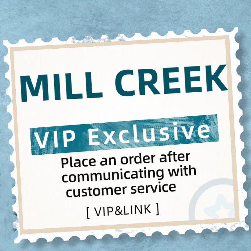 Mill Creek-Adicione o frete para substituir o pedido, entre em contato com o atendimento ao cliente antes do pedido, 1 Pares