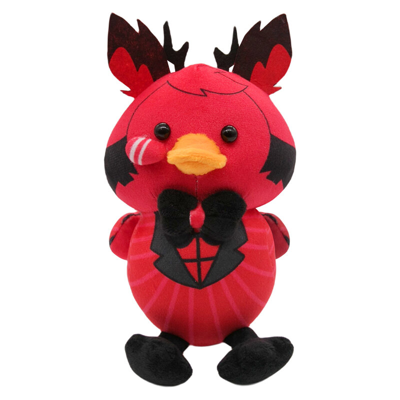 Alastor Cosplay Plush Duck para adultos e crianças, Anime Fantasia, Desenhos animados, macio, recheado, mascote, aniversário, presentes de Natal