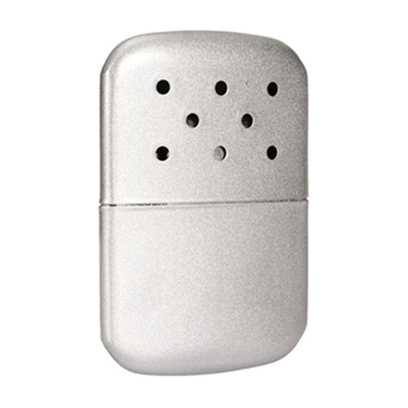 Calentador pequeño reutilizable para quemador, calentador bolsillo recargable, calentador manos aleación Zinc
