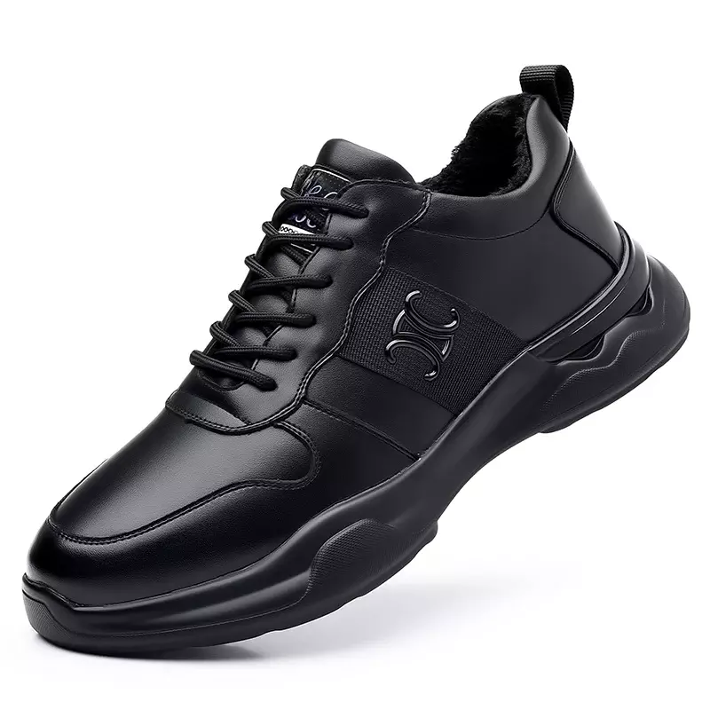 Chaussures de golf classiques en cuir pour hommes, baskets confortables pour sports de plein air et activités