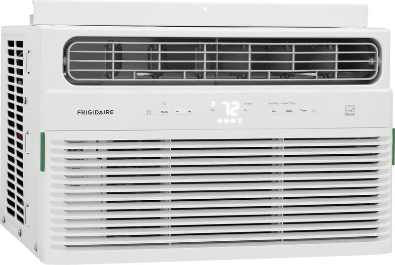 Frigidaire Conditioner Window Air Conditioner, 6,000 BTU kontrol elektronik, putih