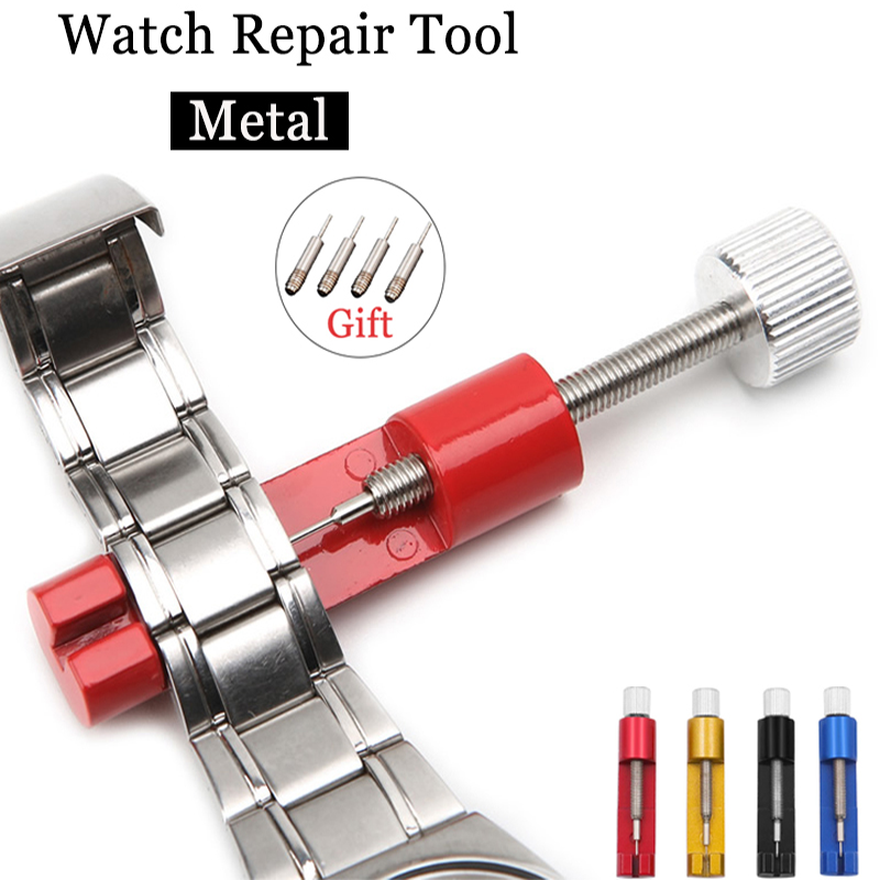 Metalowy zegarek narzędzie do naprawy regulacja paska zegarka narzędzie z pinem zegarka bransoletka sworzeń łącznika narzędzie do usuwania narzędzia łatwe do usunięcia regulacja