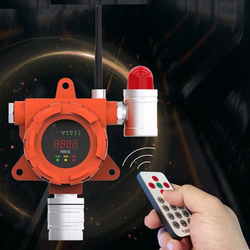 Il rilevatore di Gas combustibile antideflagrante SNDWAY può supportare la trasmissione di rete 4G strumenti di installazione All-In-One