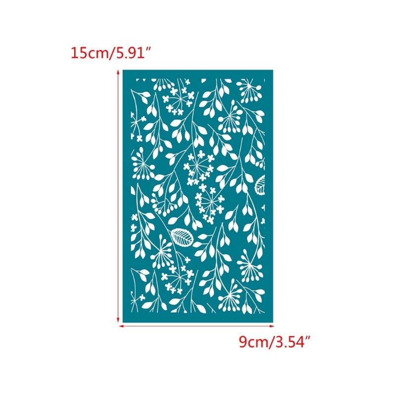 Estênceis tela seda para argila polímeros 3.5x6 polegadas kits impressão serigrafias reutilizáveis ​​para