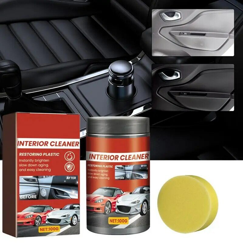 Wielofunkcyjny środek do czyszczenia detale samochodów kremów na deskę rozdzielczą, skuteczny odplamiacz materiały samochodowe do ciężarówka SUV